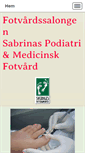 Mobile Screenshot of fotvardssalongen.com